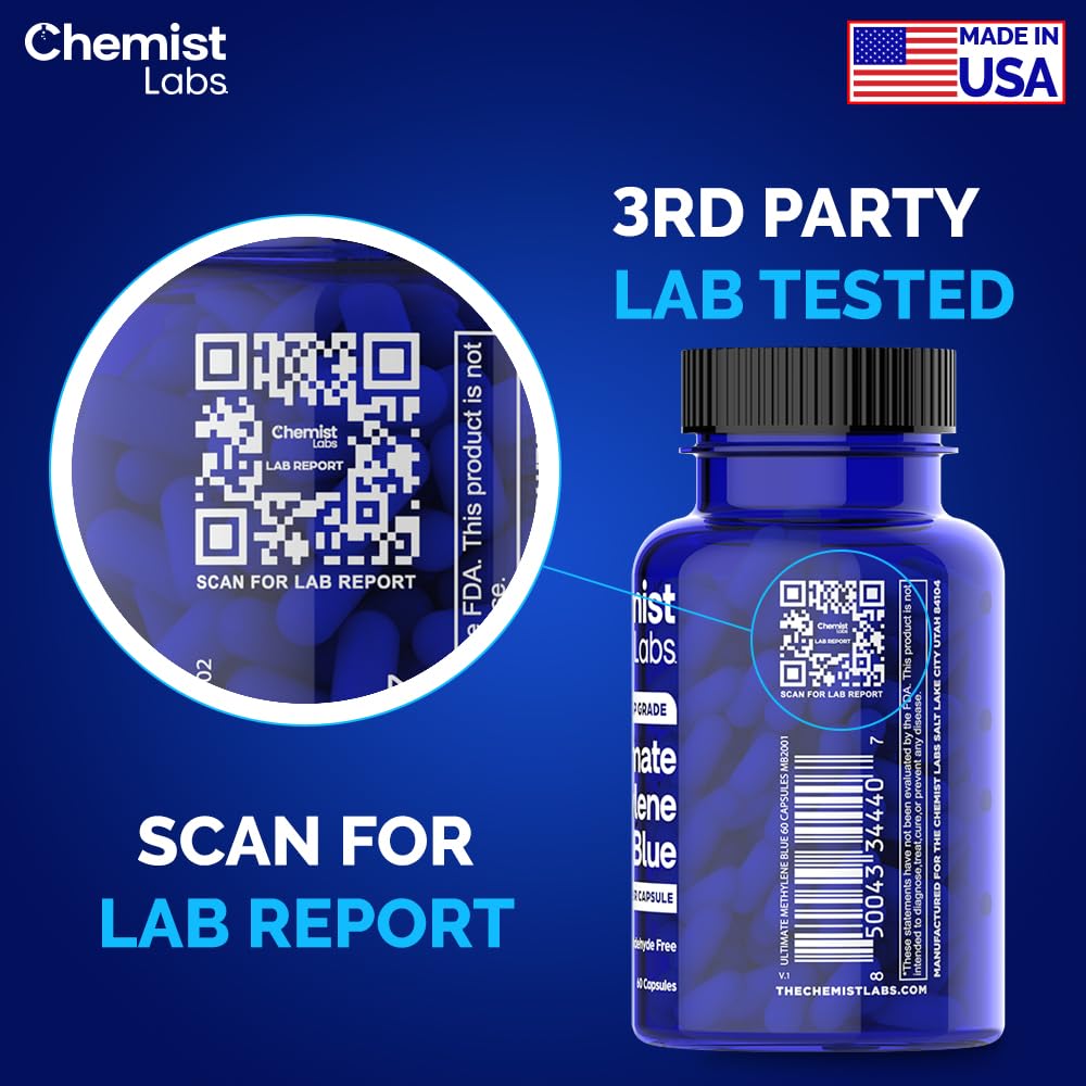 Chemist Labs etiqueta con número de lote y certificación, evidencia trazabilidad