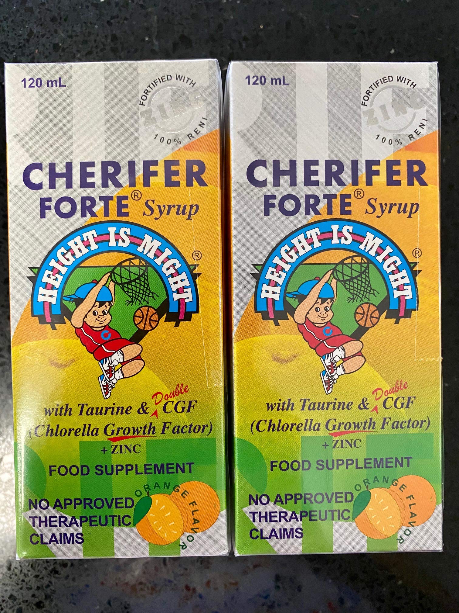 Cherifer frasco frontal mostrando etiqueta y beneficios nutricionales