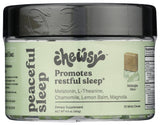Chewsy etiqueta con lista de ingredientes botánicos y beneficios