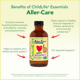 CHILDLIFE ESSENTIALS comparación de tamaño del envase para referencia familiar