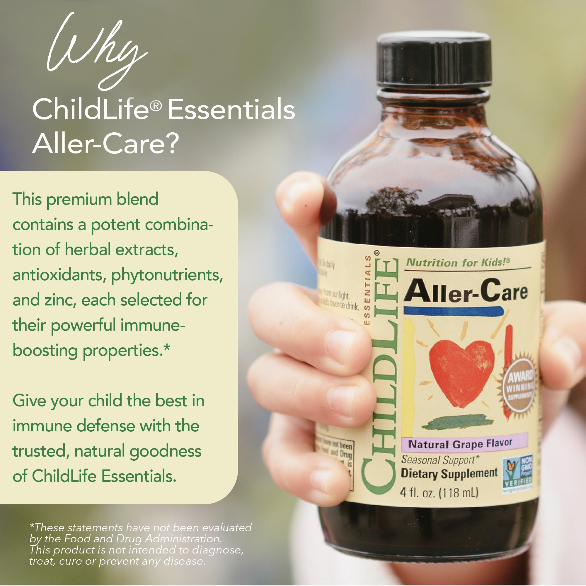 CHILDLIFE ESSENTIALS textura del jarabe mostrando fluidez y color amigable