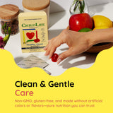 CHILDLIFE ESSENTIALS etiqueta nutricional y lista de ingredientes para transparencia y seguridad