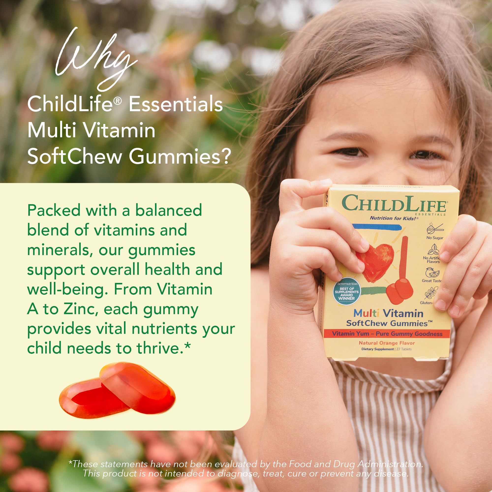 CHILDLIFE ESSENTIALS textura masticable, muestra facilidad de ingestión
