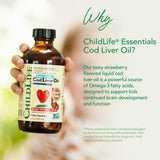 ChildLife Essentials textura líquida y color, evidencia pureza y fácil mezcla
