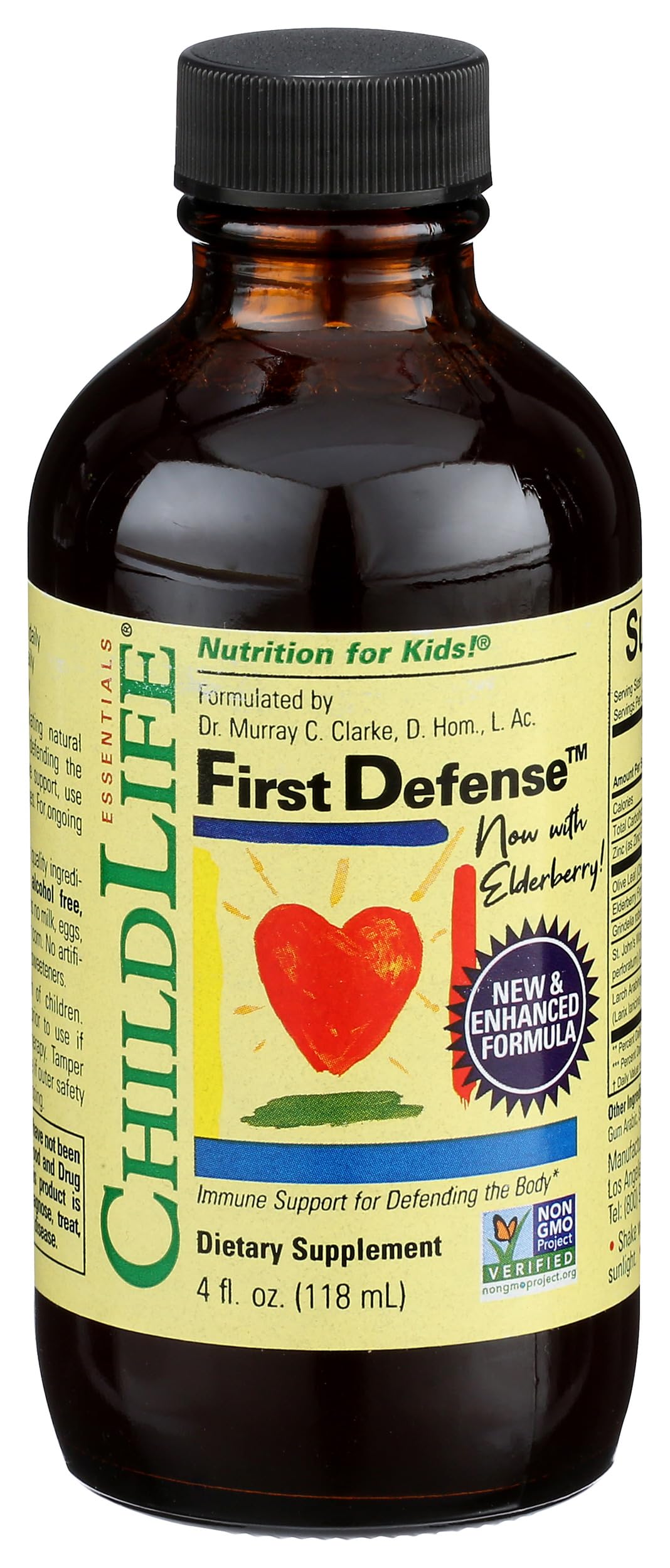 ChildLife Essentials frontal del envase mostrando etiqueta y volumen 4 oz, confianza visual