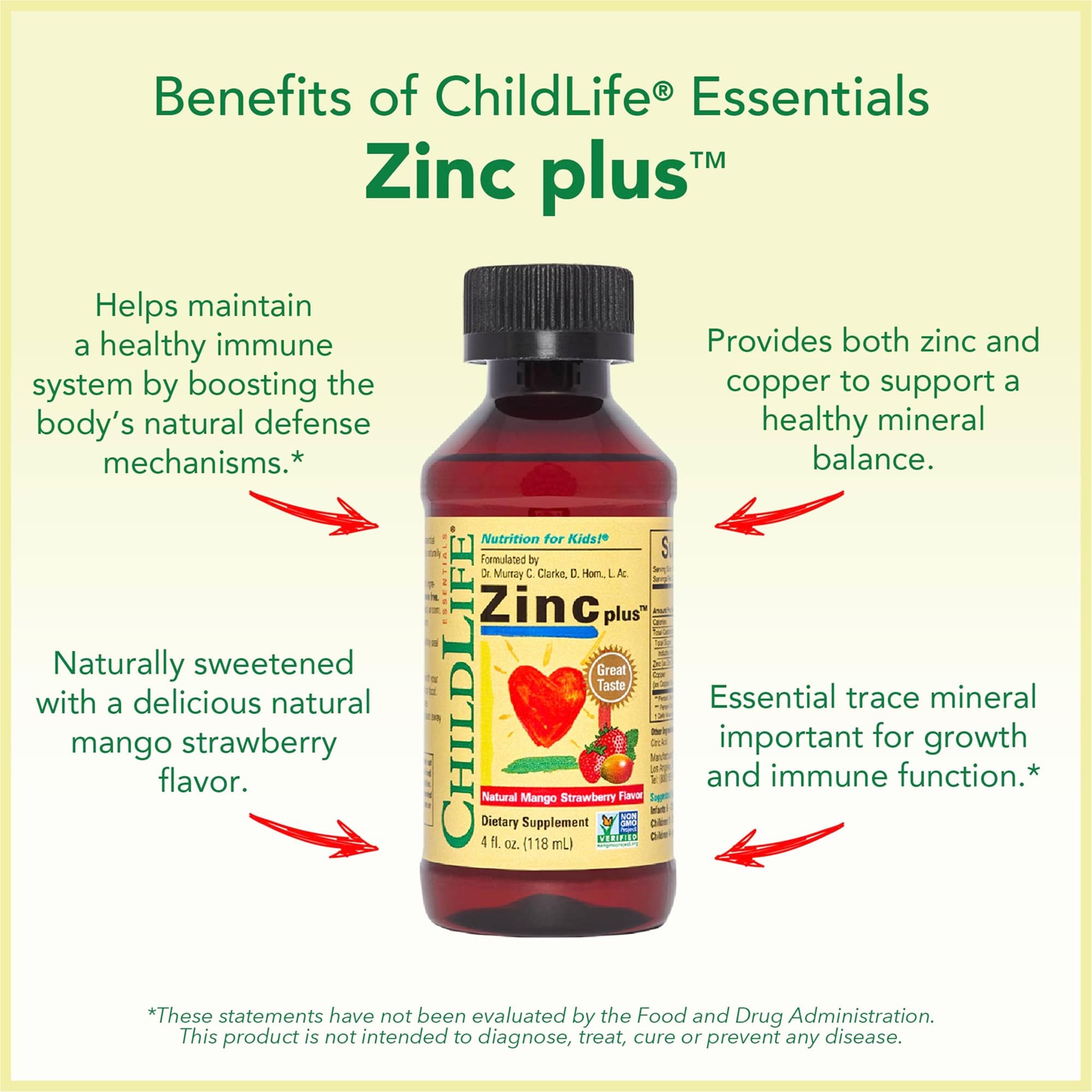 ChildLife Essentials comparación de tamaño junto a mano para referencia de volumen