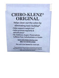CHIRO-KLENZ caja junto a una mano para comparar tamaño real