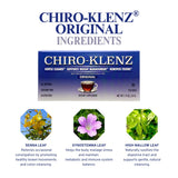 CHIRO-KLENZ detalle de hojas secas para textura y pureza