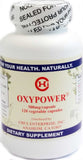 Chi's Enterprise frasco frontal de OxyPower 500mg, apoyo respiratorio y antioxidante