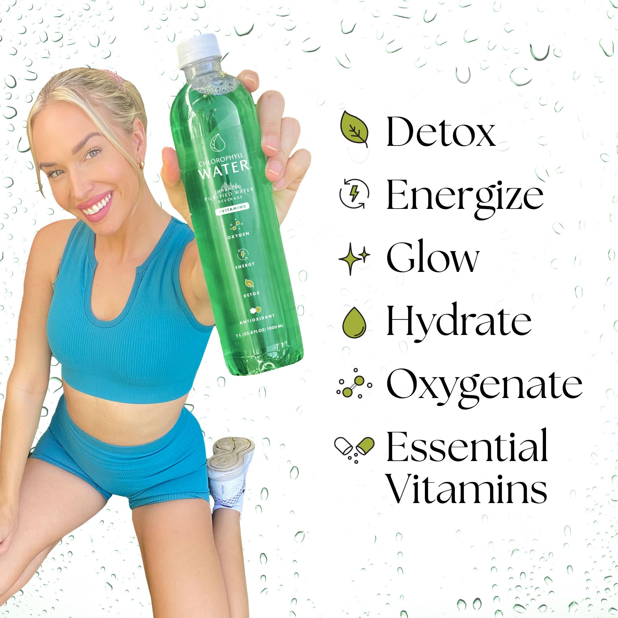 Chlorophyll Water etiqueta Clean Label Project certificada de confianza