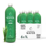 Chlorophyll Water botella frontal 1 L mostrando pureza y vitaminas