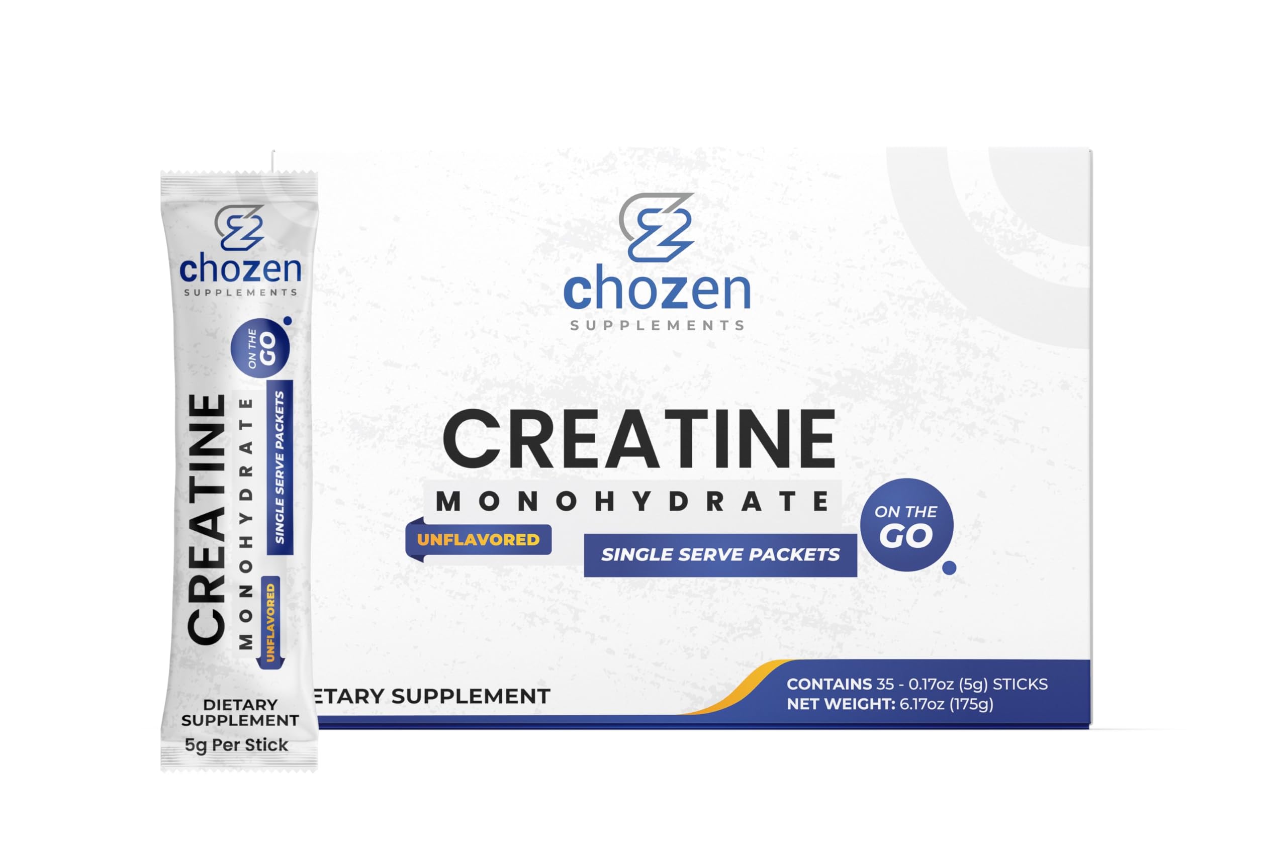 ChoZen envase frontal mostrando 35 sobres y beneficios rápidos