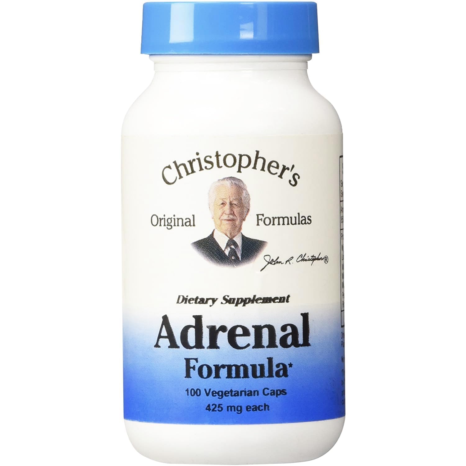 Christopher's Original Formulas frasco frontal mostrando etiqueta y beneficios visuales