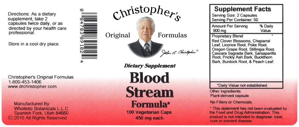 Christopher's Original Formulas persona tomando cápsula para apoyo circulatorio diario