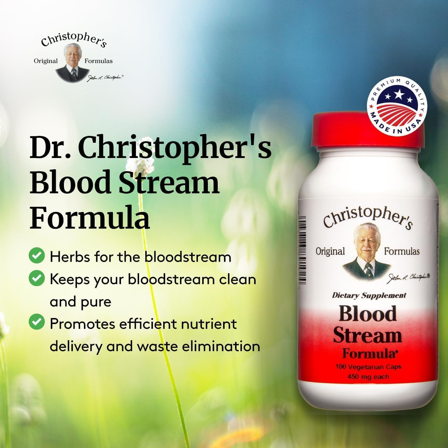 Christopher's Original Formulas etiqueta con lista de ingredientes que inspira confianza