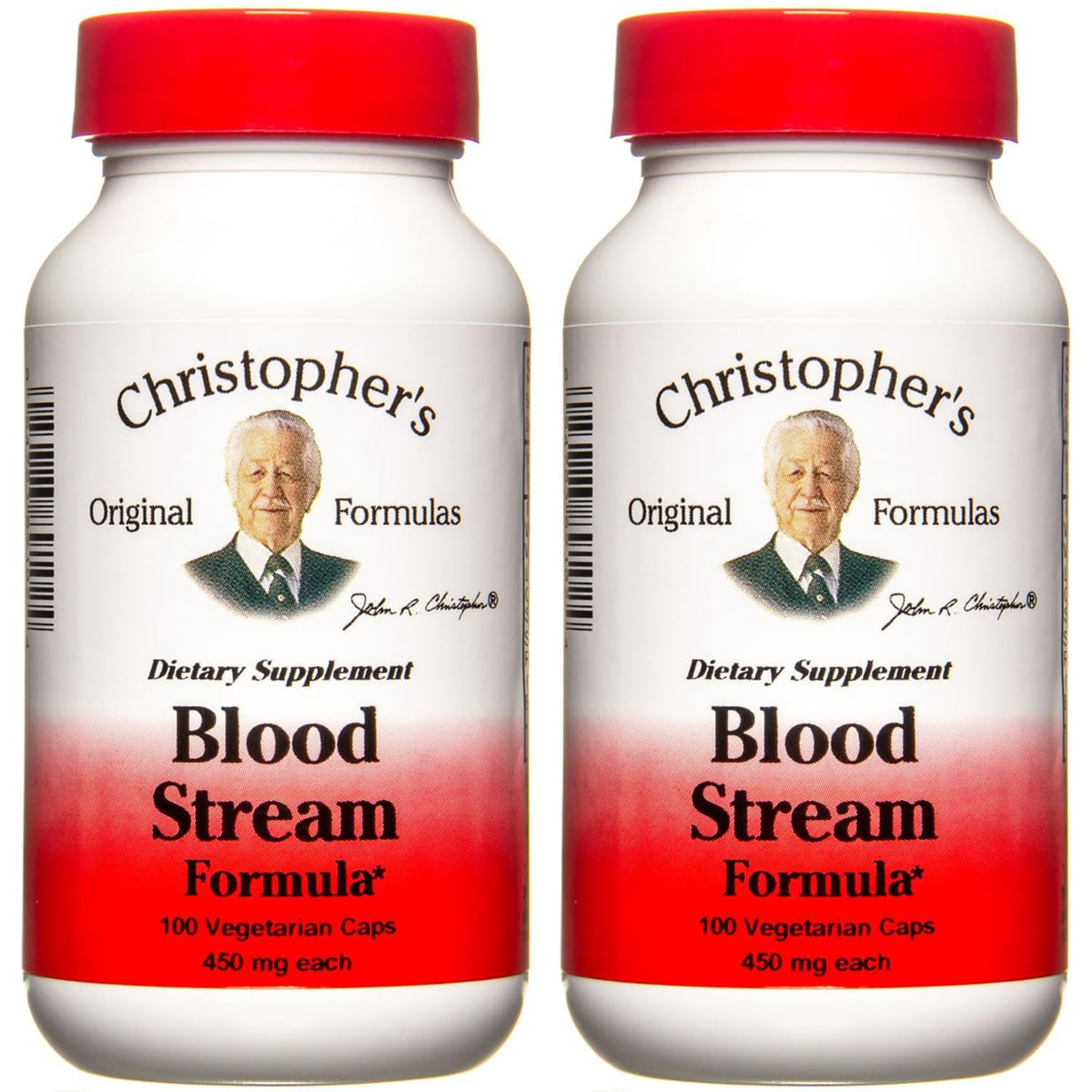 Christopher's Original Formulas frasco frontal mostrando etiqueta y beneficio circulatorio