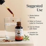 Christopher's etiqueta y lista de ingredientes mostrando origen natural confiable
