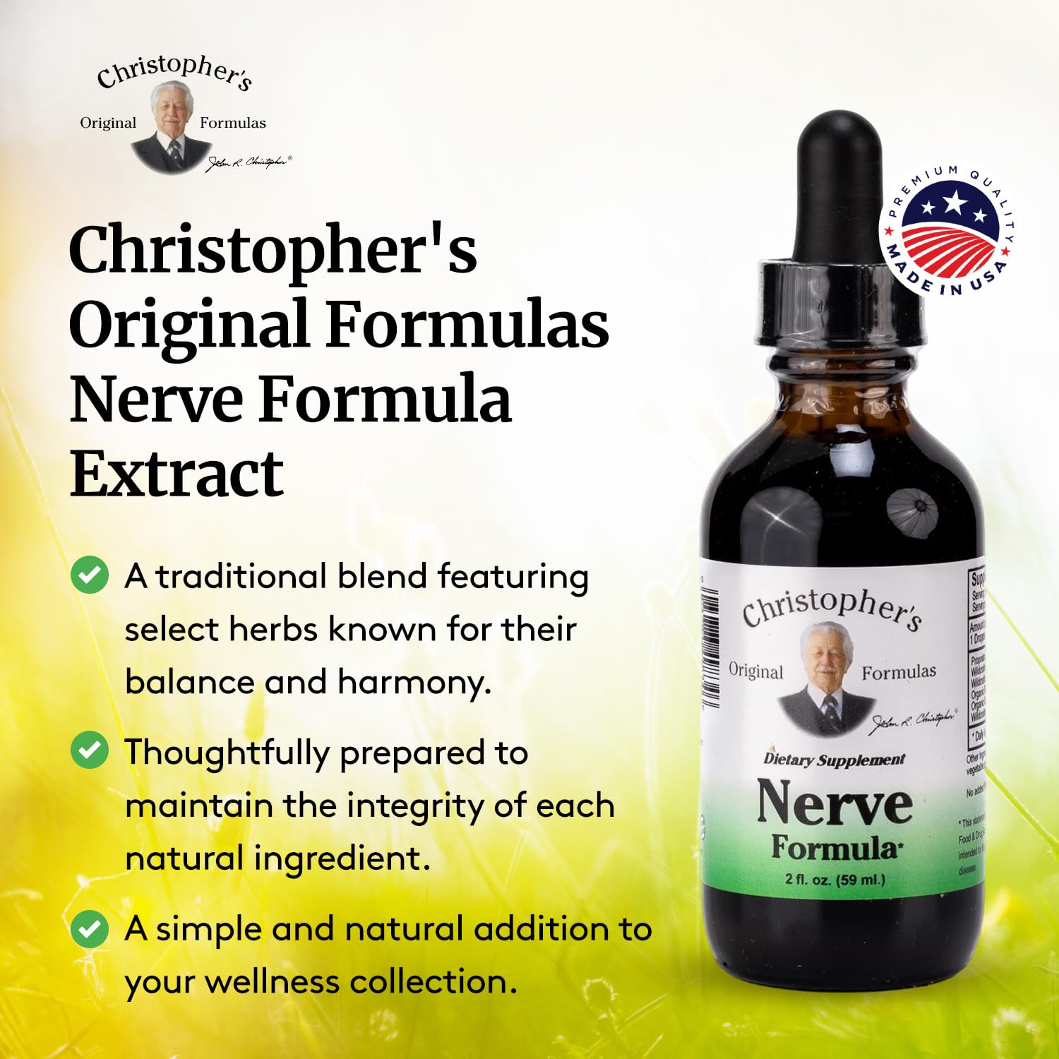 Christopher's Original Formulas frascos comparados para ver tamaño de 2 oz