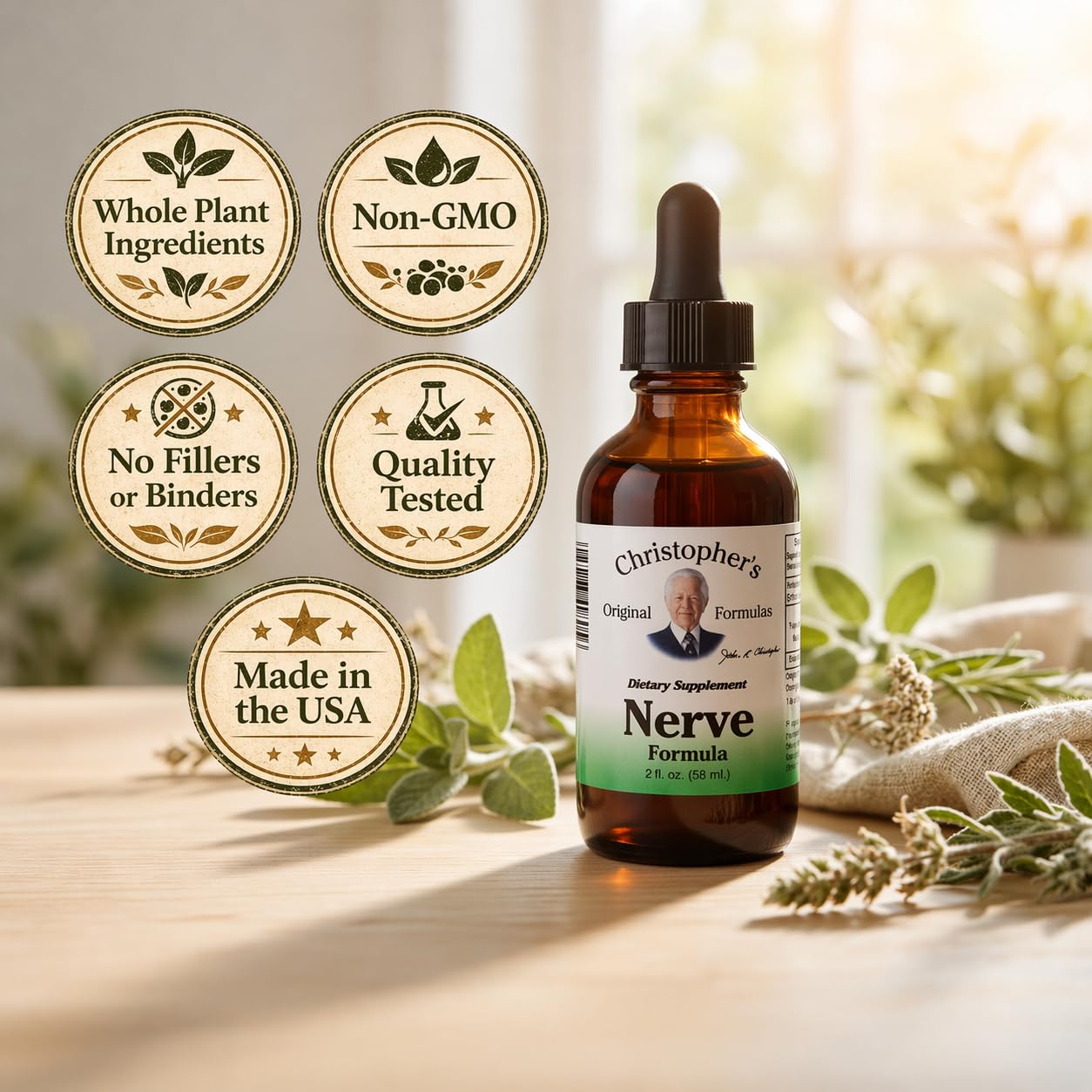 Christopher's Original Formulas botanicals: black cohosh y hops en detalle