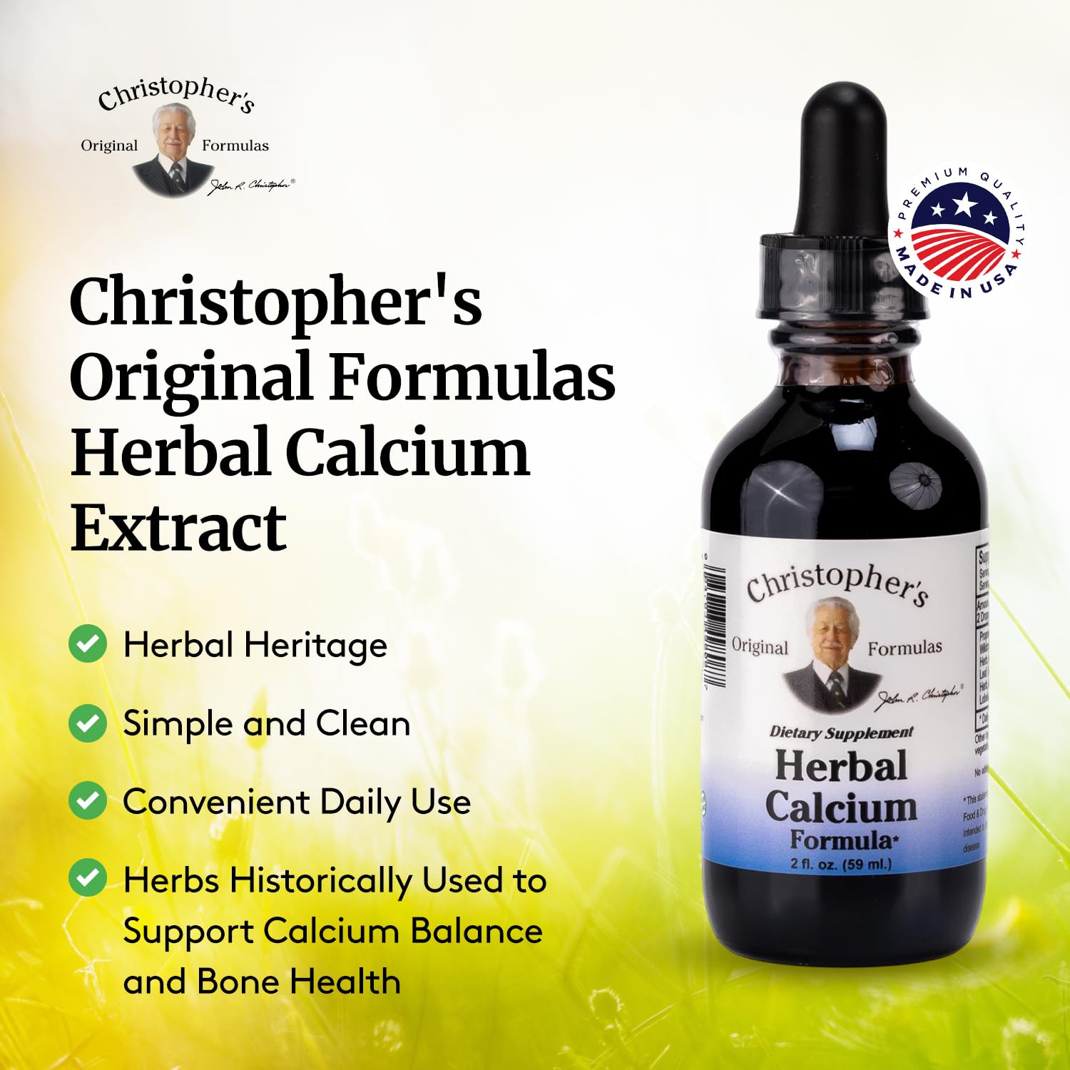 Christopher's Original Formulas etiqueta con ingredientes, transparencia y confianza