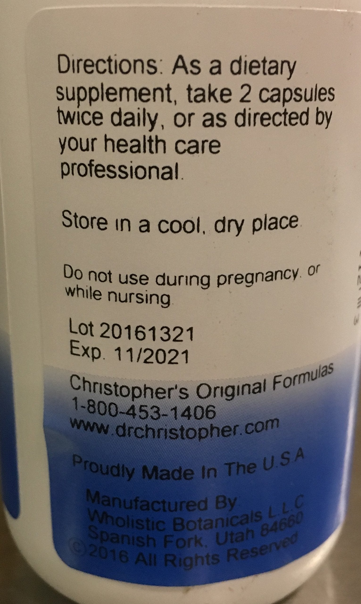 Christopher's Original Formulas uso en rutina diaria junto a suplementos y botiquín para conveniencia