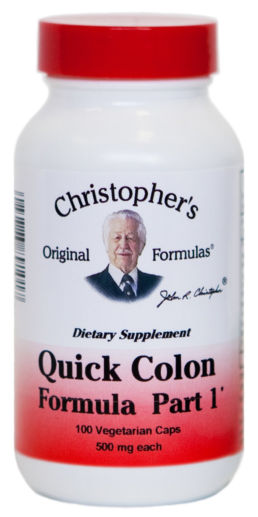 Christopher's Original Formulas frasco frontal mostrando la etiqueta y beneficio digestivo
