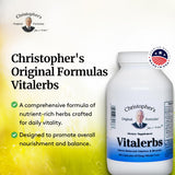 Christopher's Original Formulas frasco junto a monedas para referencia de tamaño