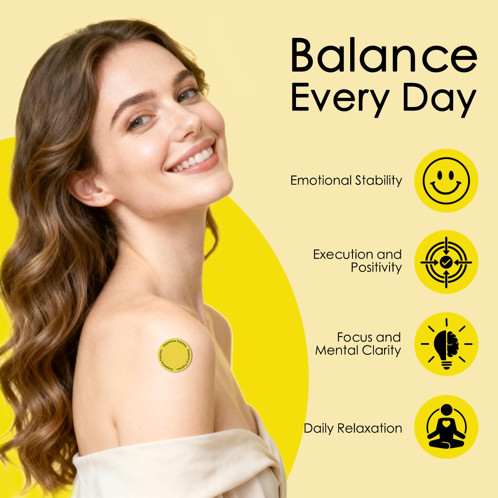 Chrxbei primer plano textura del parche, beneficio adhesión cómoda