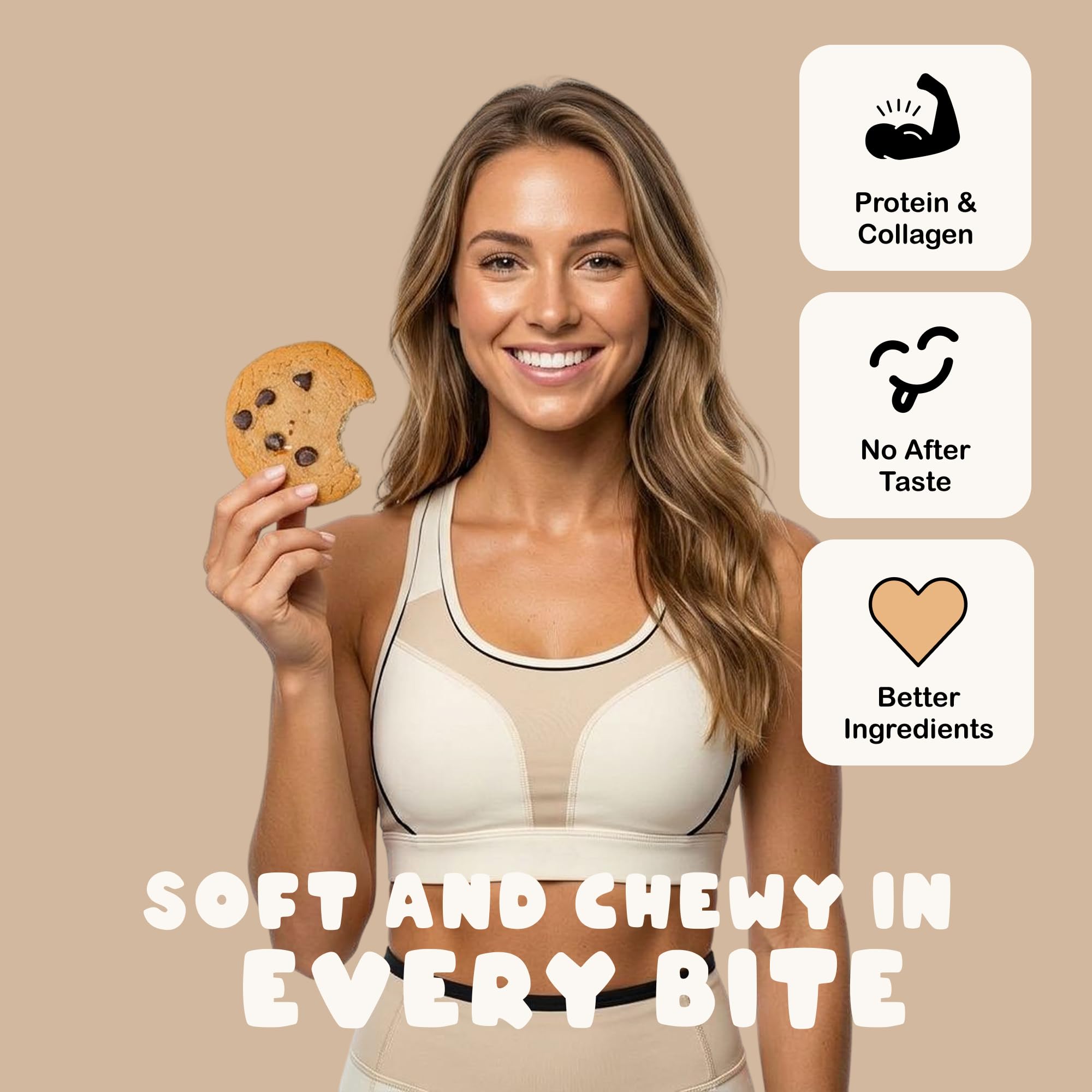 CHUNKYFIT caja con cuatro unidades apiladas, control de porciones eficiente