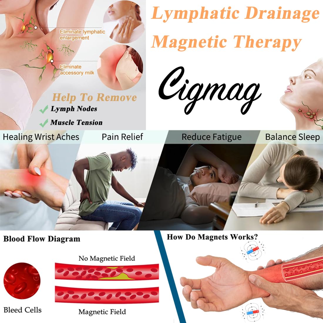 Cigmag detalle de imanes de neodimio mostrando potencia y alineación