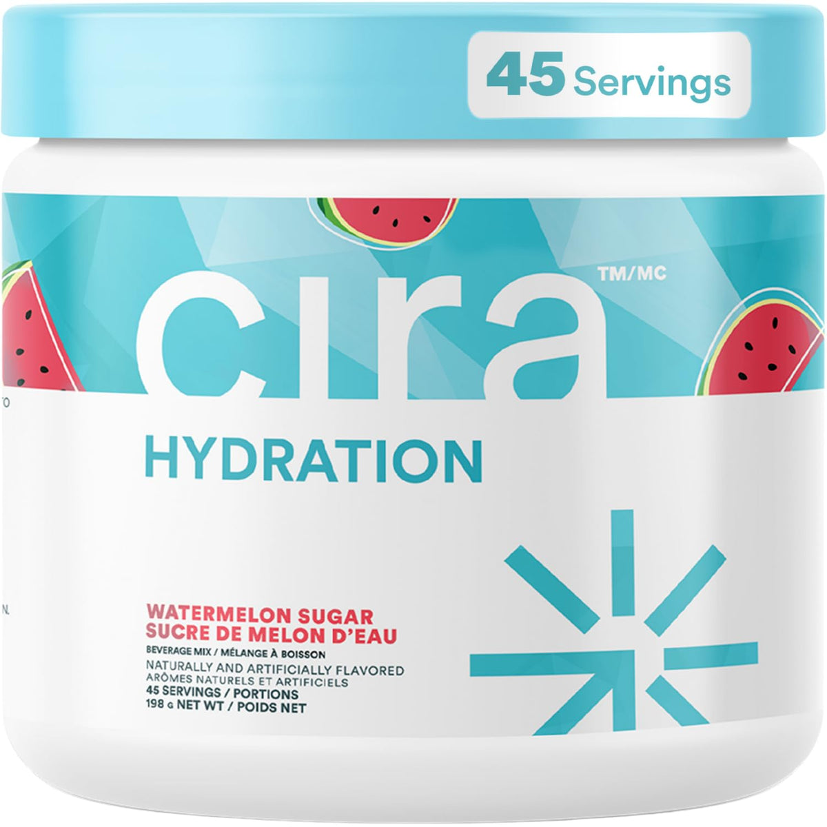 Cira bote frontal Watermelon Sugar mostrando marca y porciones