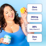 Cira vaso preparado Self Love Lemonade listo para beber, refresco sin azúcar