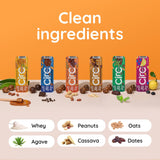 CirC bocado en mano listo para comer, snack portátil y energético
