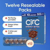 CirC bandeja resellable abierta con cinco bocados listos para llevar