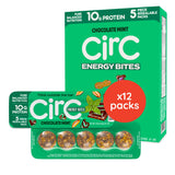 CirC empaque frontal mostrando 12 packs y beneficios de proteína