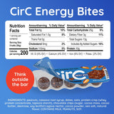 CirC textura cercana de las bolitas mostrando ingredientes naturales