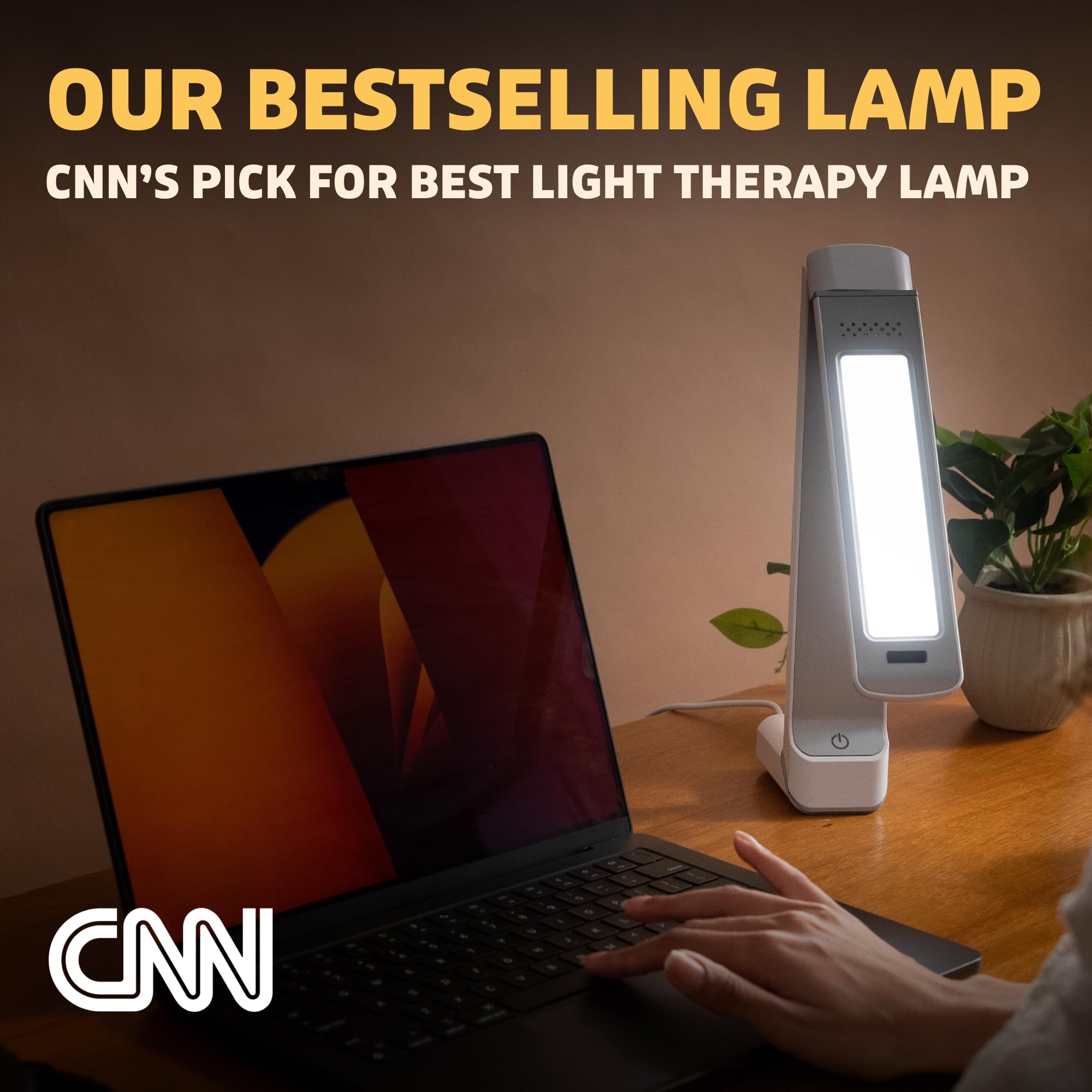 Circadian Optics Lumos panel rotado 270° para ajuste preciso de luz