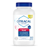 Citracal frontal del envase mostrando la marca y la presentación de 180 capletas, ideal para suplementación ósea