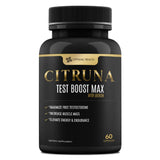 Citruna Test Boost Max frente del frasco con etiqueta clara y beneficios visibles