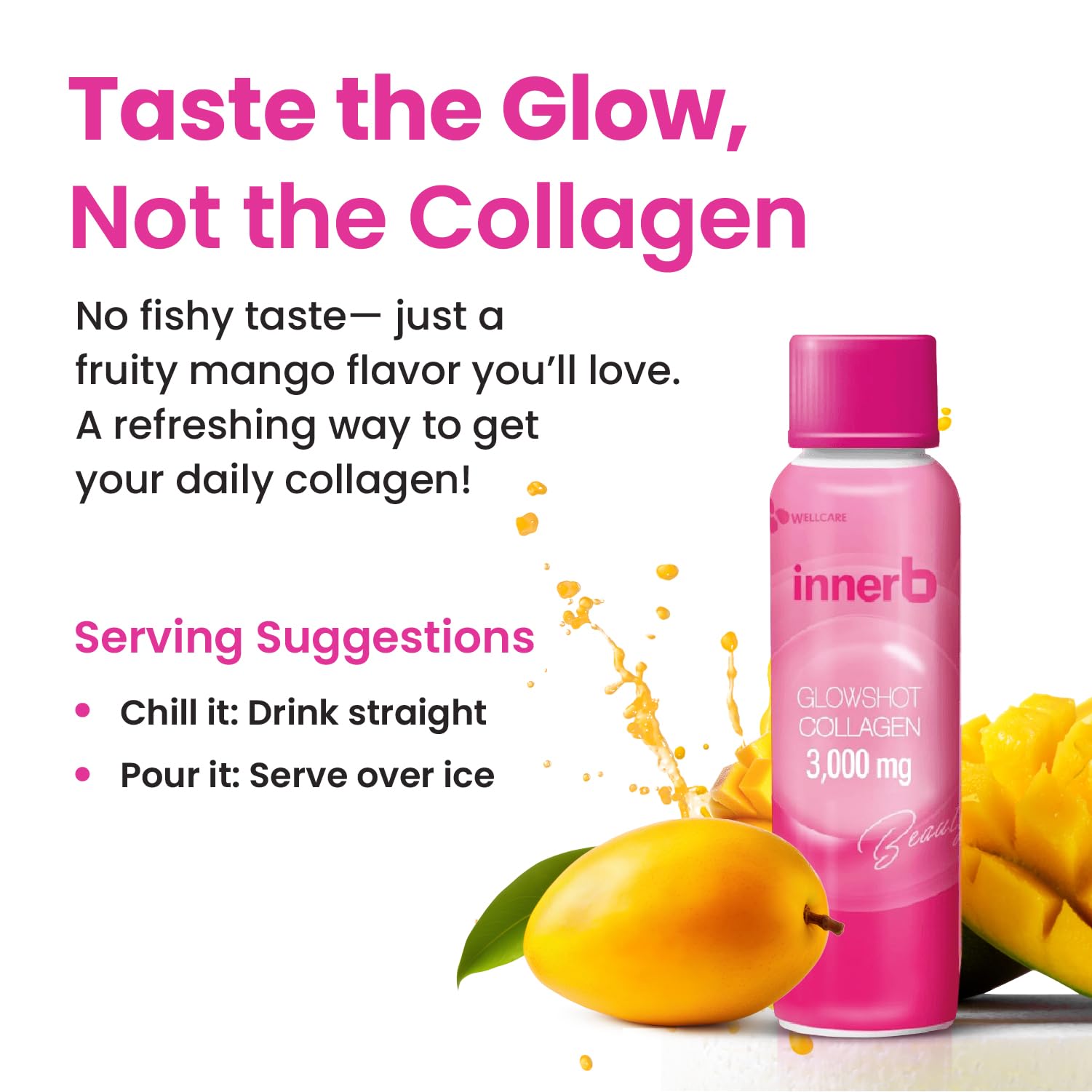CJwellcare Innerb etiqueta con ingredientes y aporte de colágeno