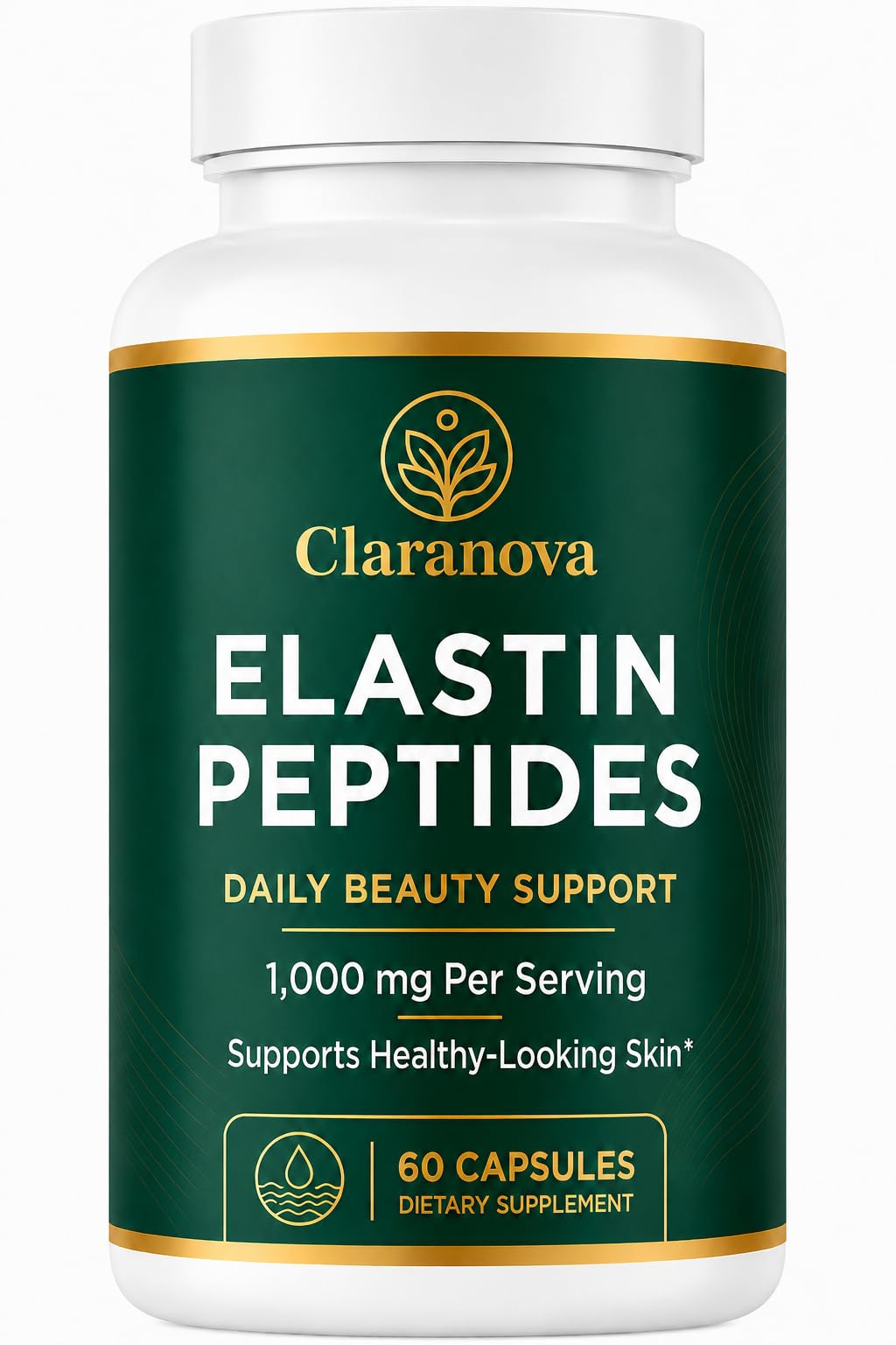 Claranova vista frontal del envase con 60 cápsulas, conveniencia diaria