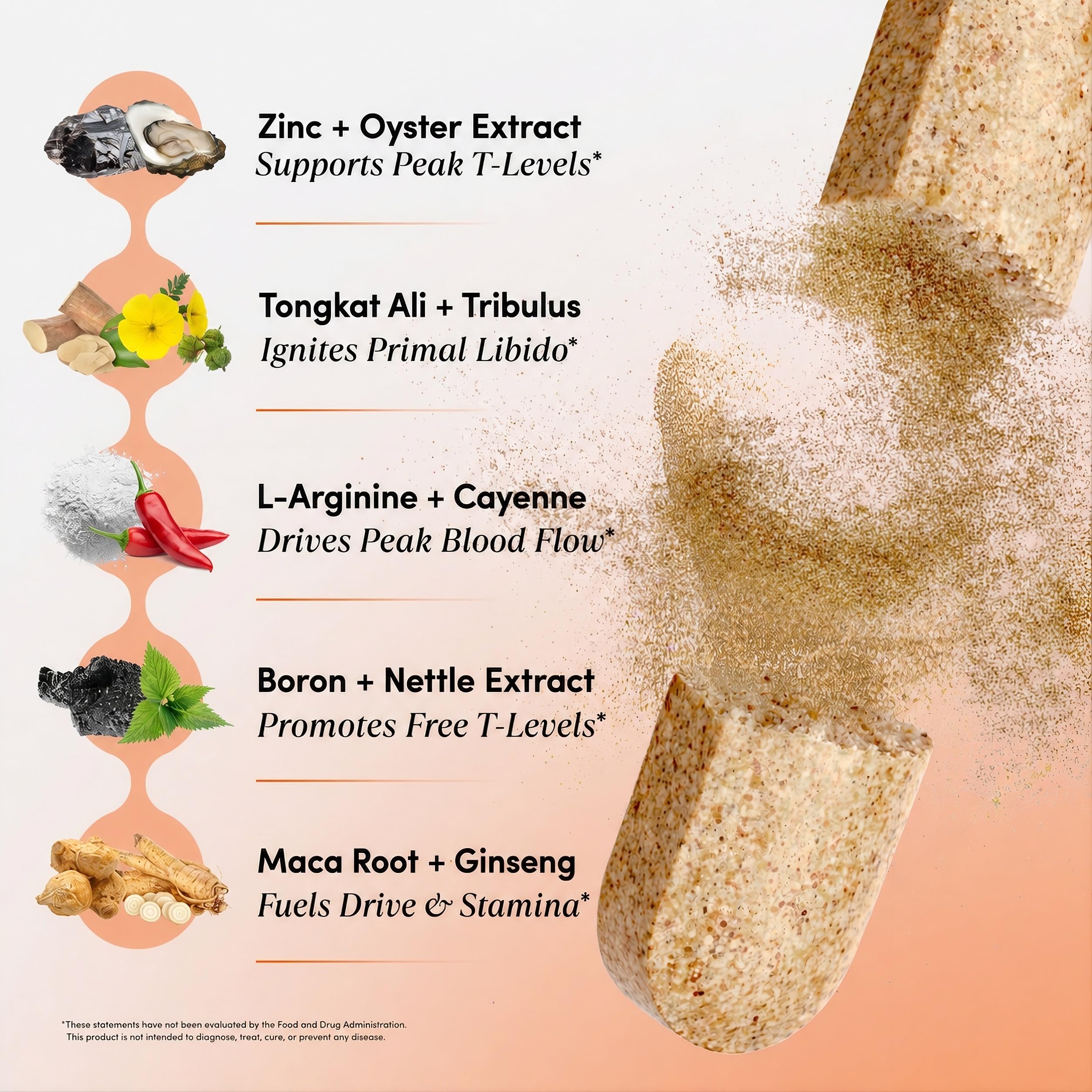 CLARVA ingredientes Tongkat Ali y Maca juntos para vitalidad