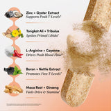 CLARVA ingredientes Tongkat Ali y Maca juntos para vitalidad
