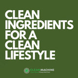 CLEAN MACHINE en gimnasio junto a botella y toalla para recuperación