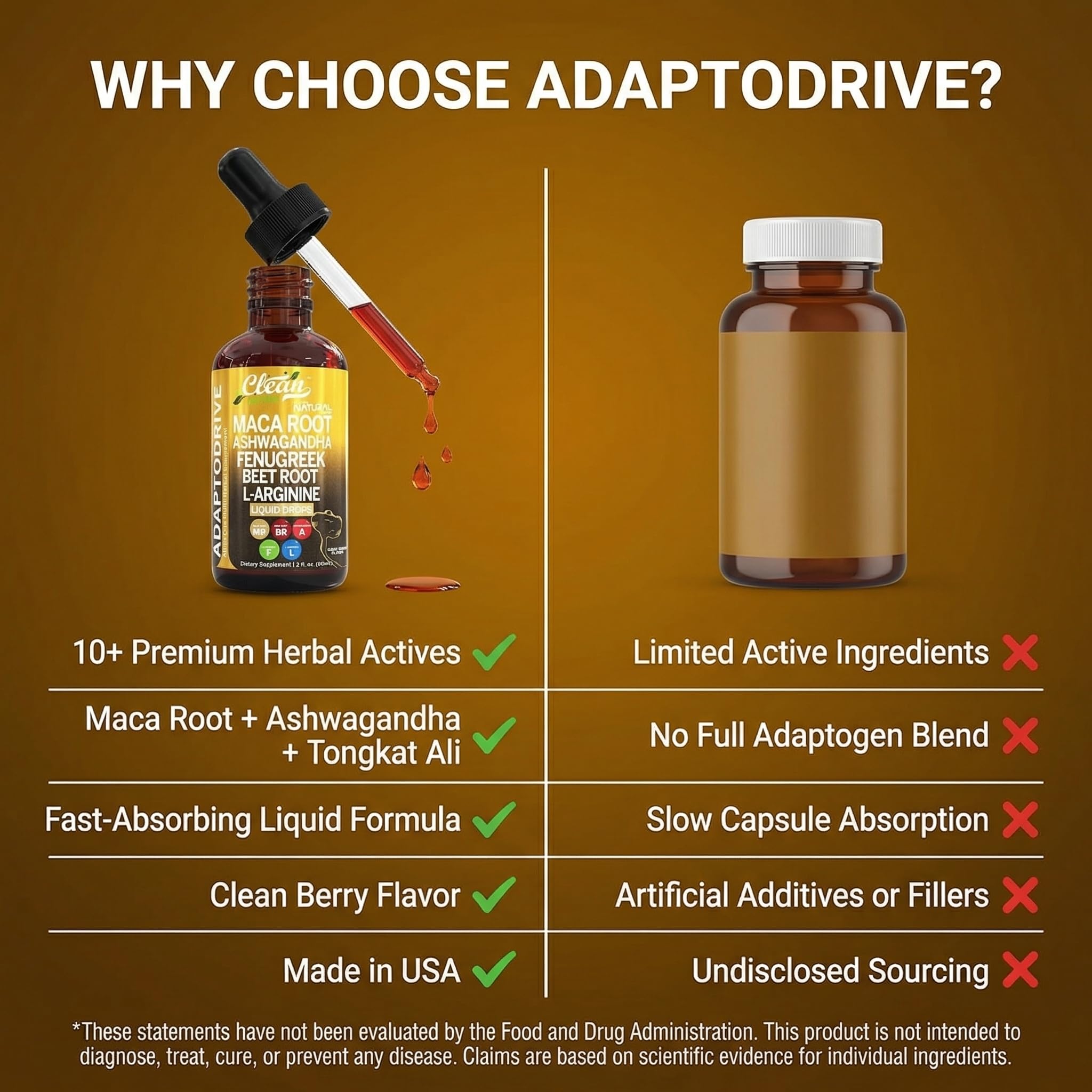 Clean Nutraceuticals etiqueta nutricional legible que muestra ingredientes claves