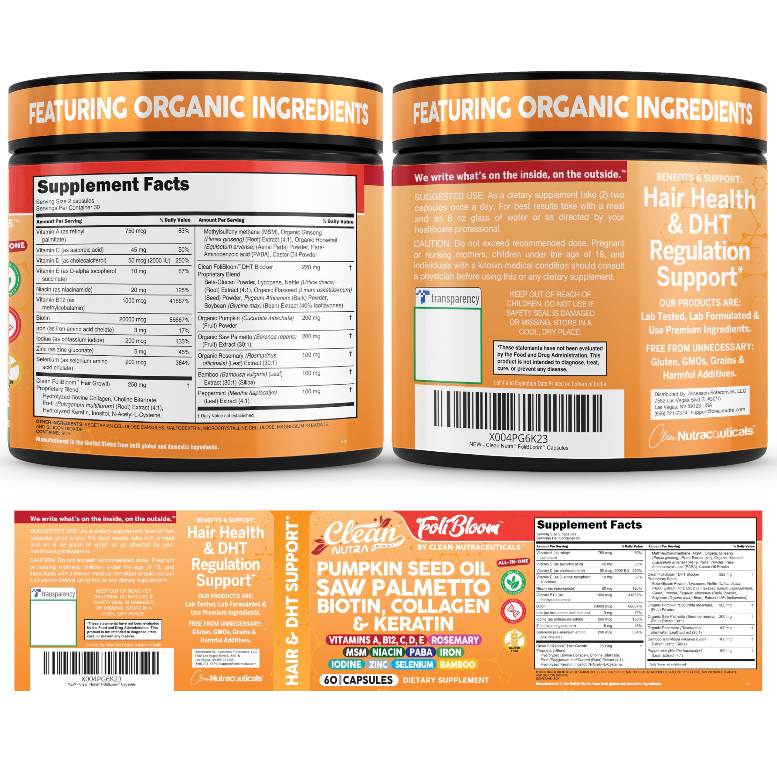 Clean Nutraceuticals producto en ambiente de baño moderno para rutina diaria
