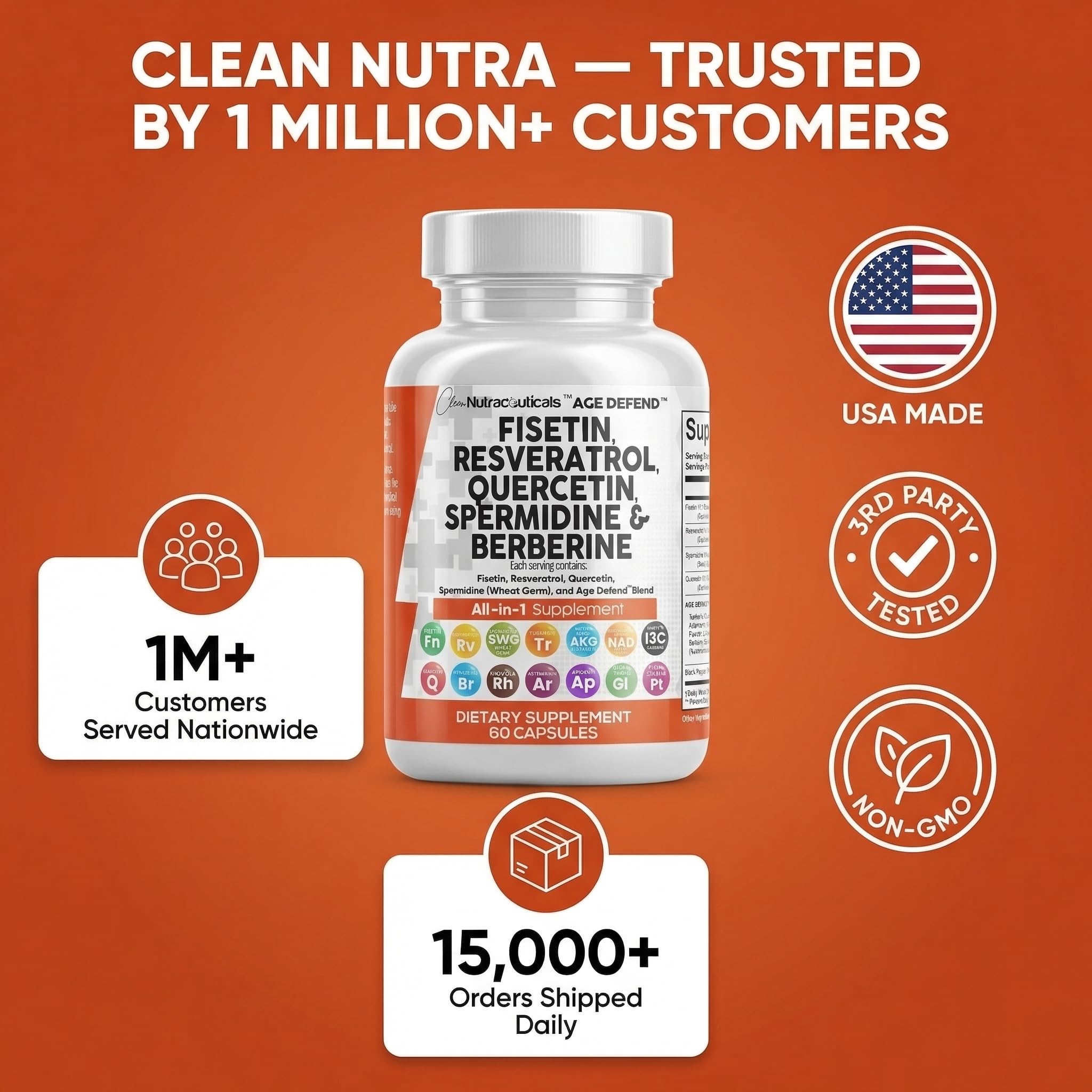 Clean Nutraceuticals certificado de pruebas de terceros mostrando seguridad