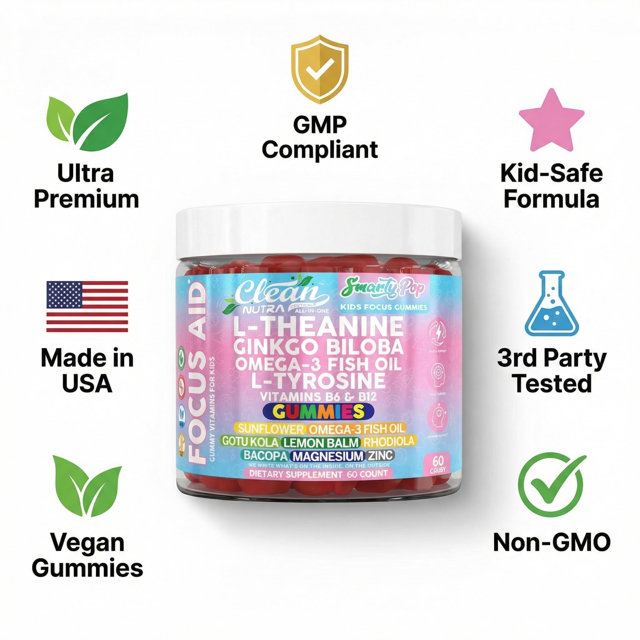 Comparación Clean Nutra vs múltiples frascos mostrando conveniencia