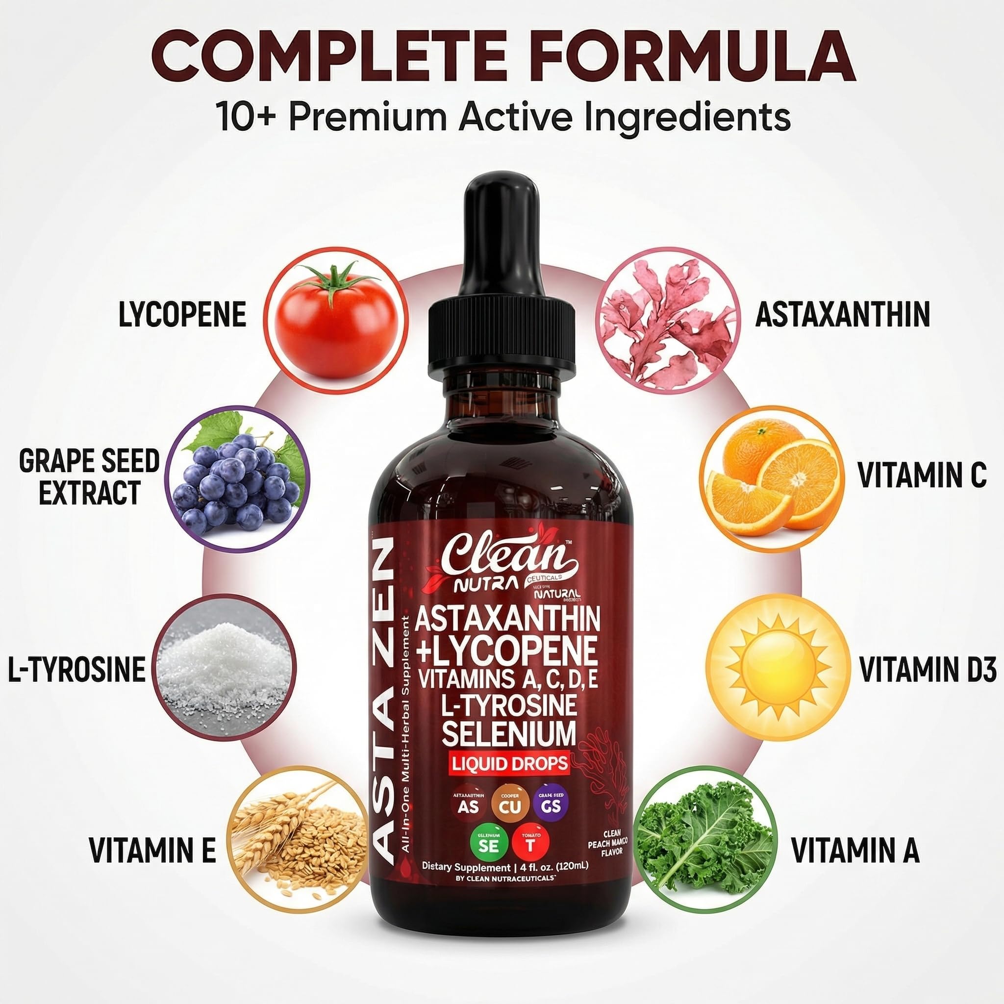 Clean Nutra etiqueta con Supplement Facts garantizando transparencia