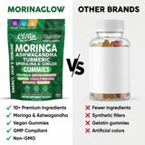 Clean Nutraceuticals comparación de gominola y cápsulas destacando comodidad